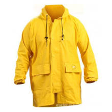 Chaqueta impermeable para adultos de PVC amigable con OEM ECO